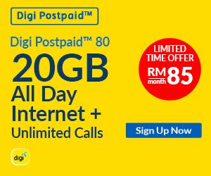 Digi – 20GB all day Internet + Unlimited calls!