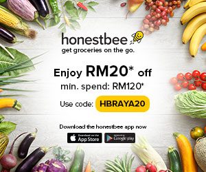 Honestbee (MY) – Enjoy RM20 OFF with Hari Raya code!