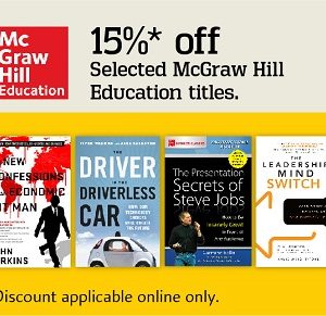 Kinokuniya (SG) – McGraw Hill Education discount!