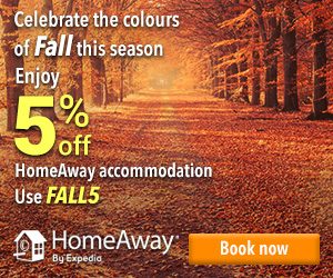 HomeAway – Accommodation discount!