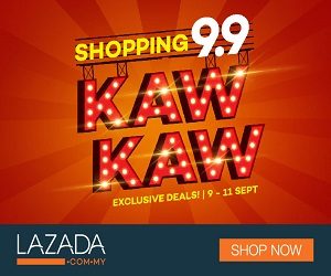 Lazada Malaysia Kaw Kaw Sale – Performance Bonus Up To  75%!