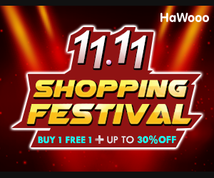 Hawoo.com-Double 11 Sale: Up to 30%OFF