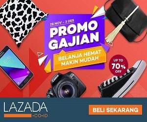 Lazada ID- Pay Day Sale: Up to 70% OFF