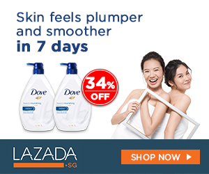 Lazada SG- Dove Sale: Up to 33% OFF