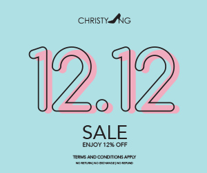 Enjoy 12% off with a min spend of RM100 at Christy Ng - Promotions