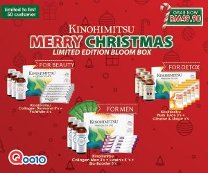 Qoo10- Kinohimitsu Xmas Limited Edition Bloom Box!